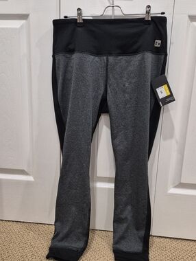 Hind Black and Gray Two-Tone Girls' Leggings